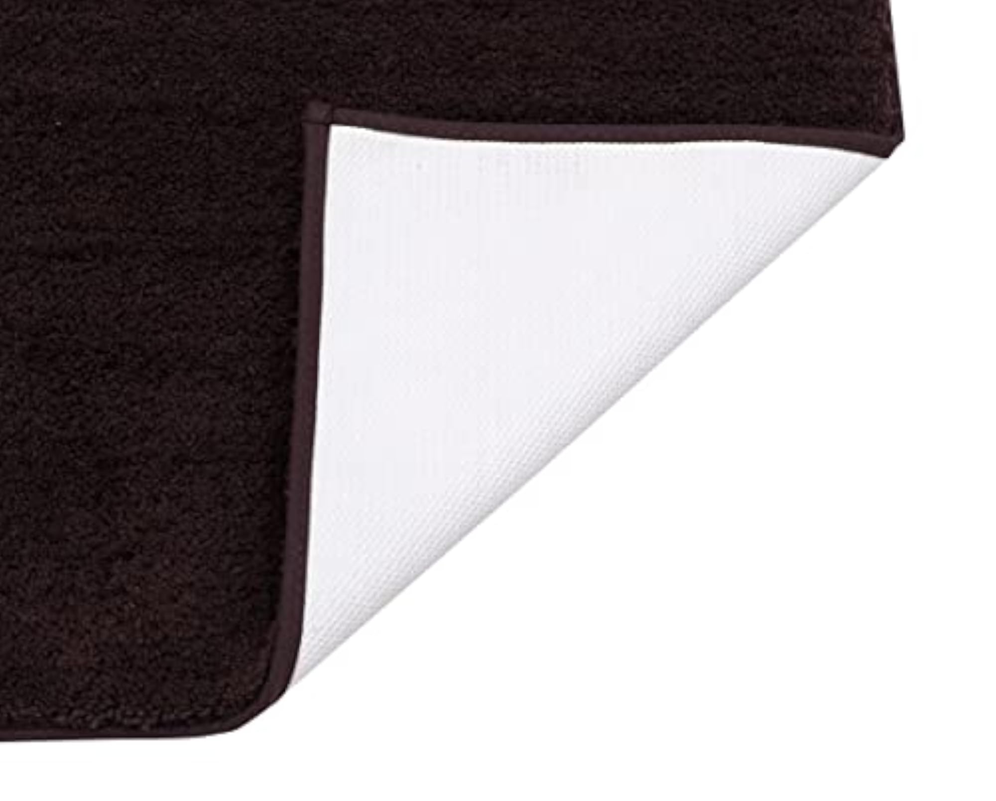 Micro Plush Microfiber Runner Rug 50x150 cm Brown
